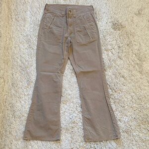 American Eagle Outfitters Tan Wide Leg Pants